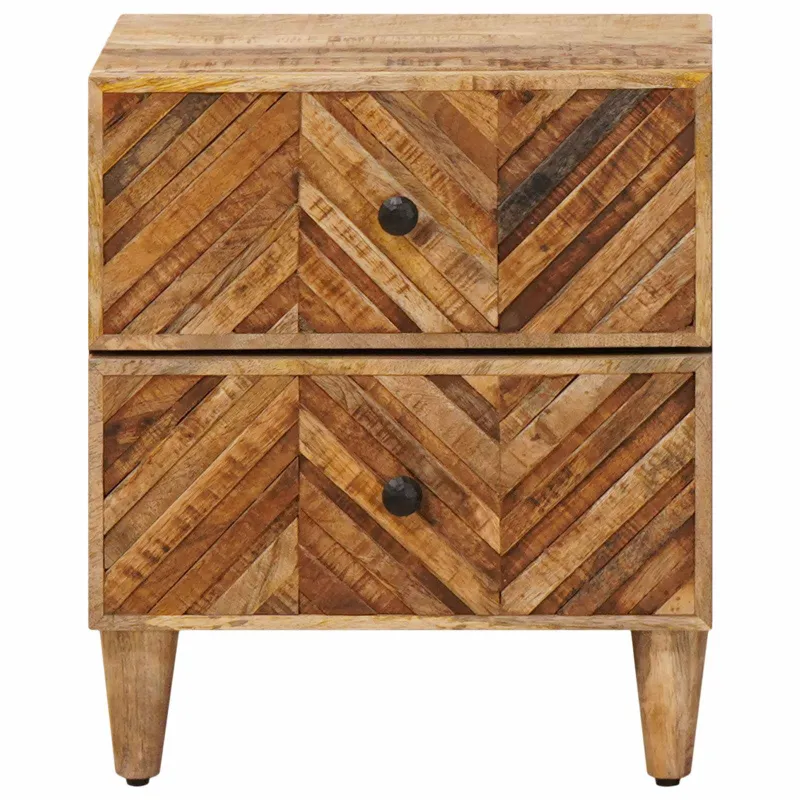 Naktinis staliukas Ruda 40 x 33,5 x 46 cm Kietas mango medis