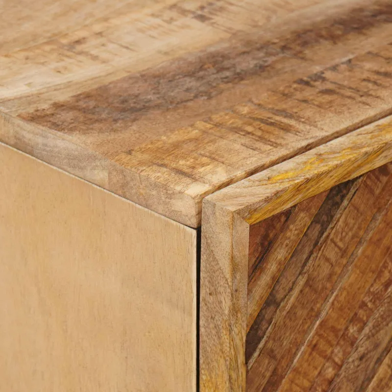 Naktinis staliukas Ruda 40 x 33,5 x 46 cm Kietas mango medis