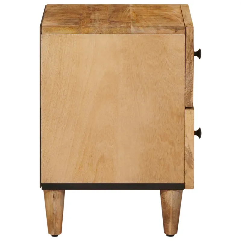 Naktinis staliukas 2 pcs Ruda 40 x 33,5 x 46 cm