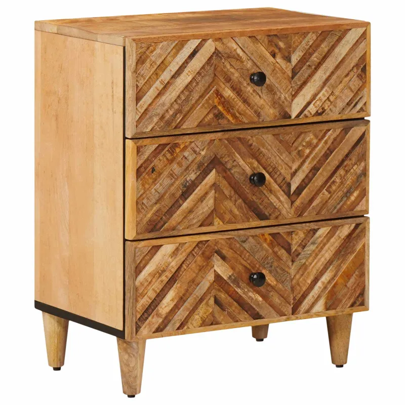 Naktinis staliukas Ruda 50 x 33 x 60 cm Kietas mango medis