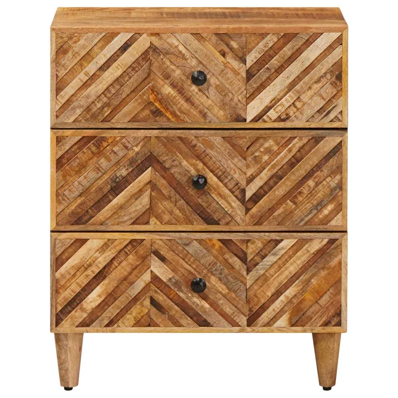 Naktinis staliukas Ruda 50 x 33 x 60 cm Kietas mango medis