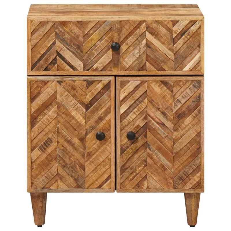 Naktinis staliukas Ruda 50 x 33 x 60 cm Kietas mango medis