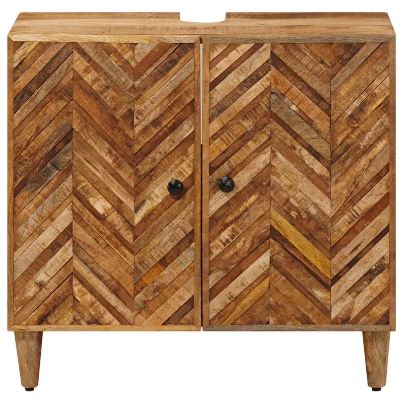Praustuvo spintelė Ruda 62 x 33 x 58 cm Kietas mango medis
