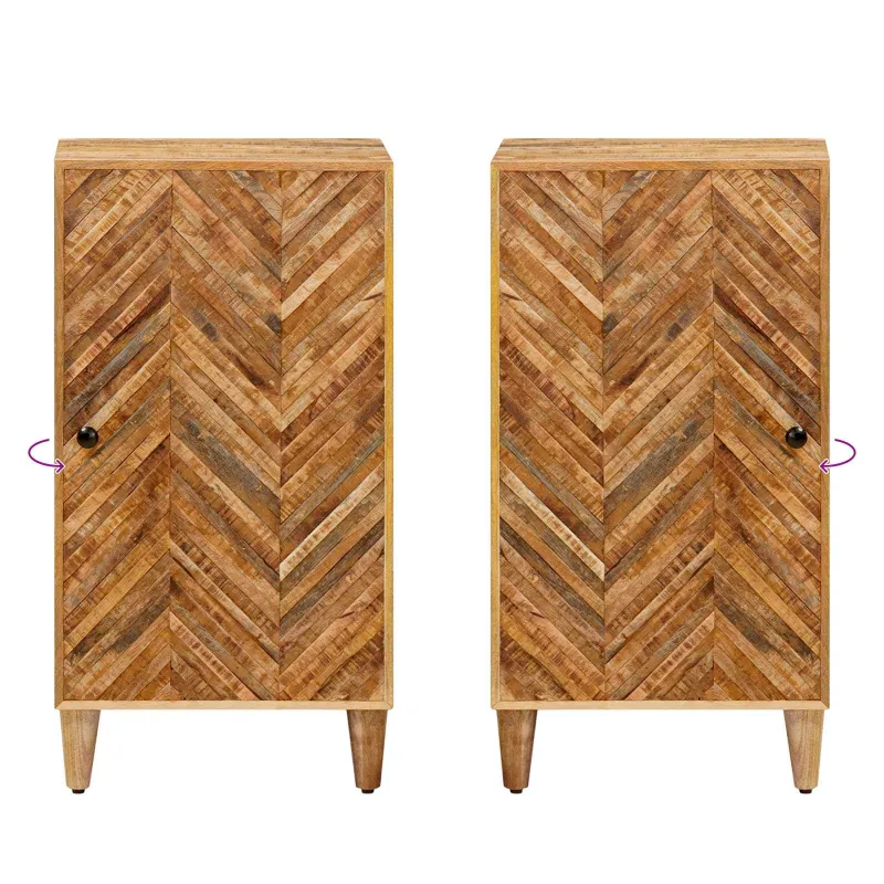 Saugojimo spintos Ruda 40 x 33,5 x 75 cm Kietas mango medis