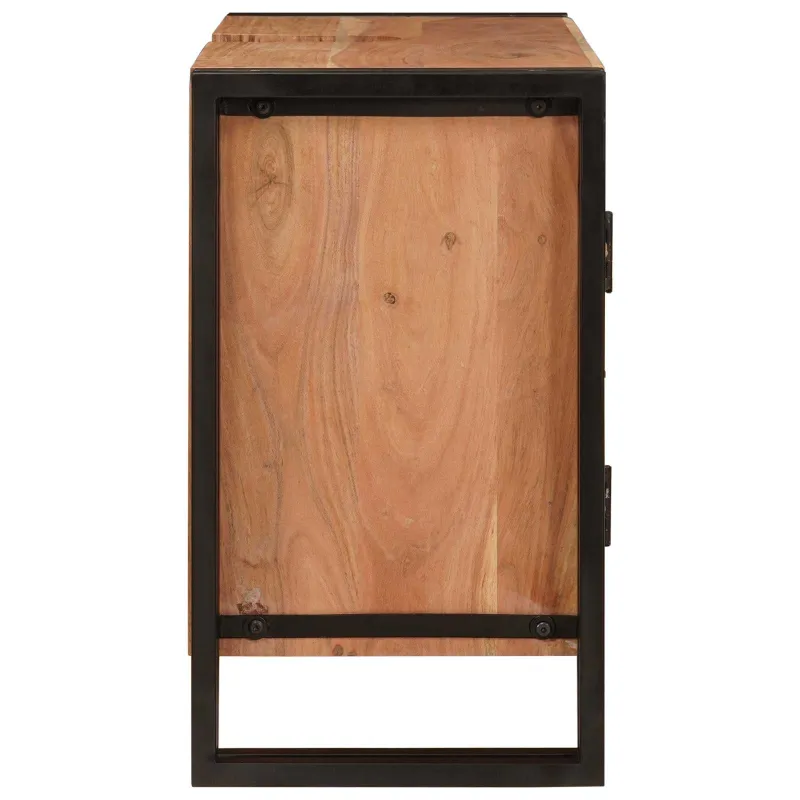 Praustuvo spintelė Ruda 71 x 33 x 58 cm Kietos akacijos mediena