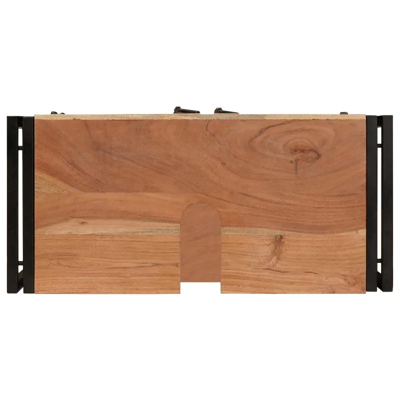 Praustuvo spintelė Ruda 71 x 33 x 58 cm Kietos akacijos mediena