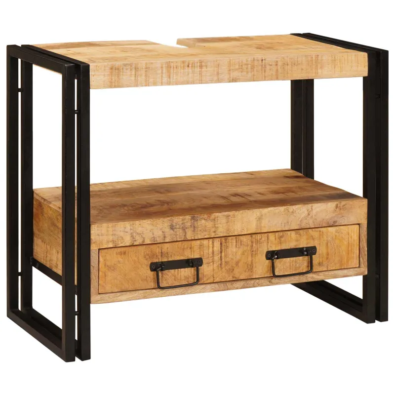 Veidrodžių kabinetas Ruda 71 x 33 x 58 cm Kietas mango medis