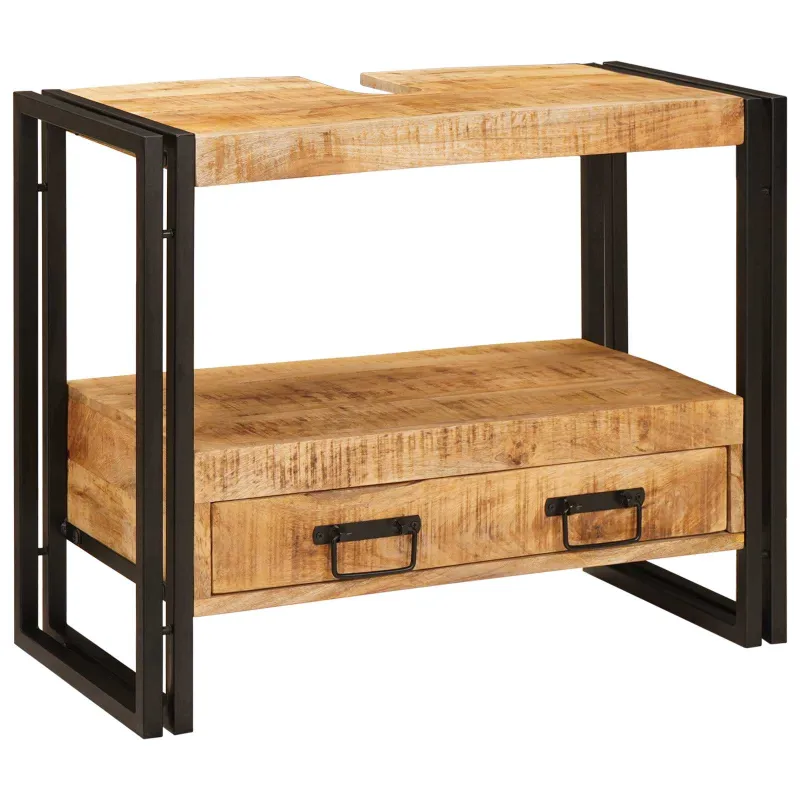Veidrodžių kabinetas Ruda 71 x 33 x 58 cm Kietas mango medis