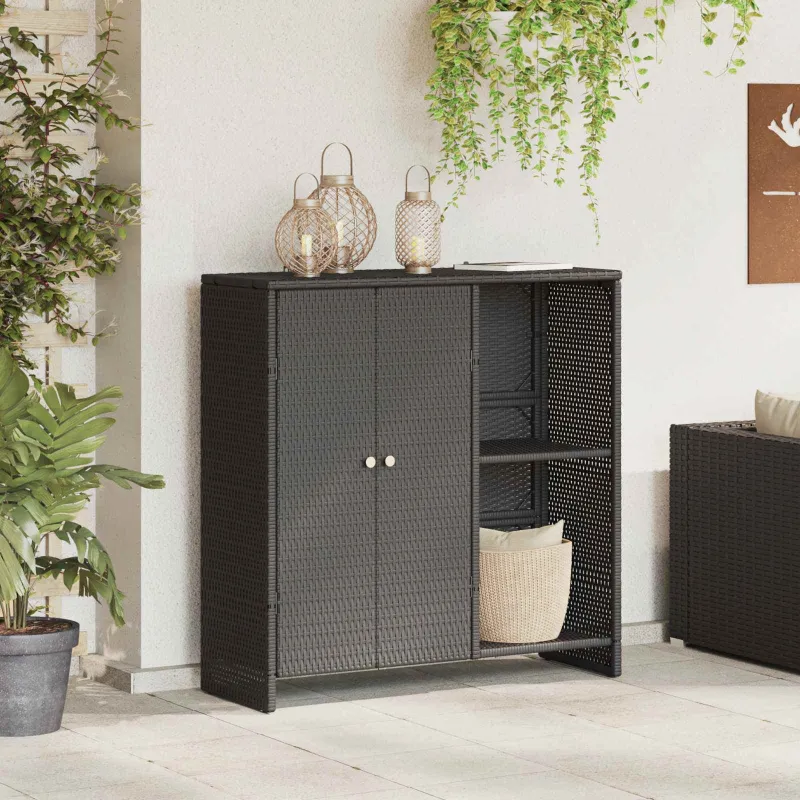 Oppbevaringsskap su lentyna Juoda 100 x 36 x 102 cm Ratanas