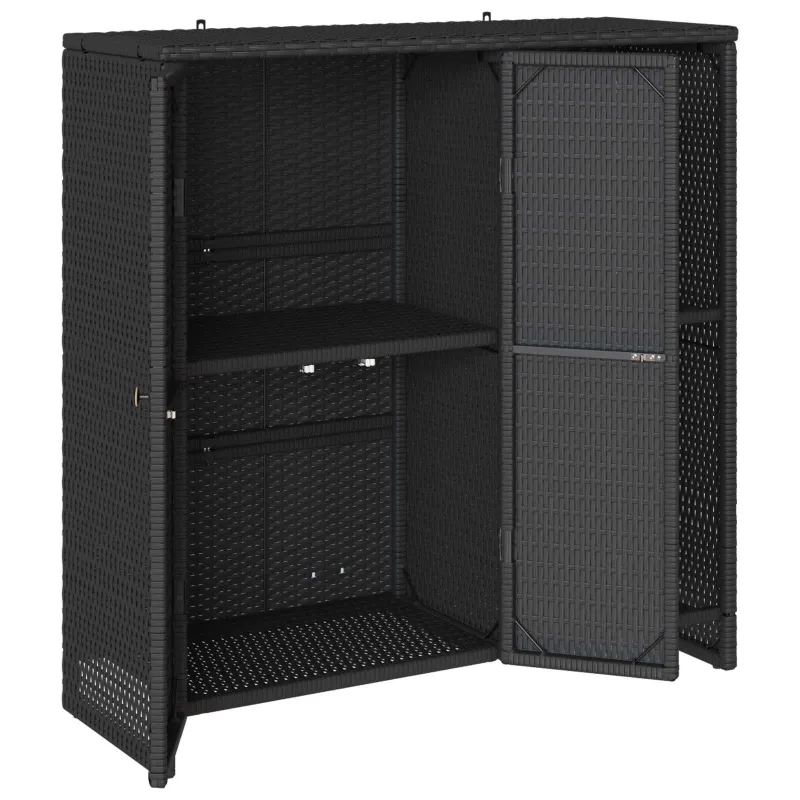 Oppbevaringsskap su lentyna Juoda 100 x 36 x 102 cm Ratanas