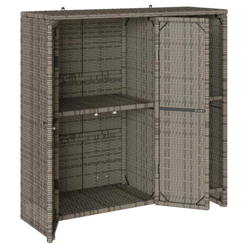Oppbevaringsskap su lentyna Pilka 100 x 36 x 102 cm Ratanas