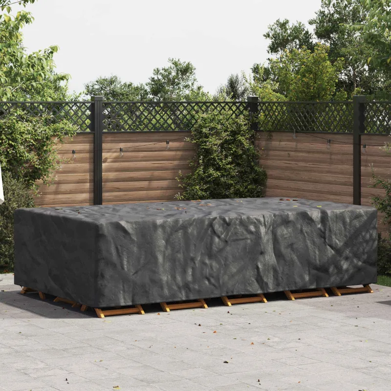 Baldų uždangalas Paprastas Juoda 305 x 190 x 85 cm 600D
