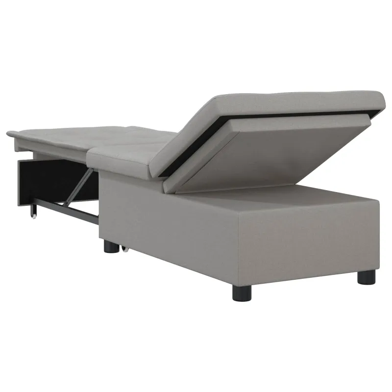 Ištraukiama sofa-lova Pilka 194 x 50 x 82 cm audinys