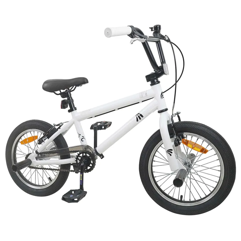 BMX Dviratis 20 Colių skirta vyresniems nei 9 metų Balta