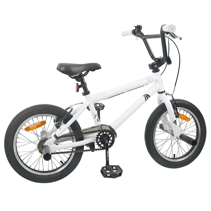 BMX Dviratis 20 Colių skirta vyresniems nei 9 metų Balta