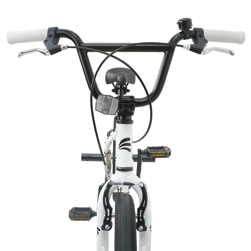 BMX Dviratis 20 Colių skirta vyresniems nei 9 metų Balta