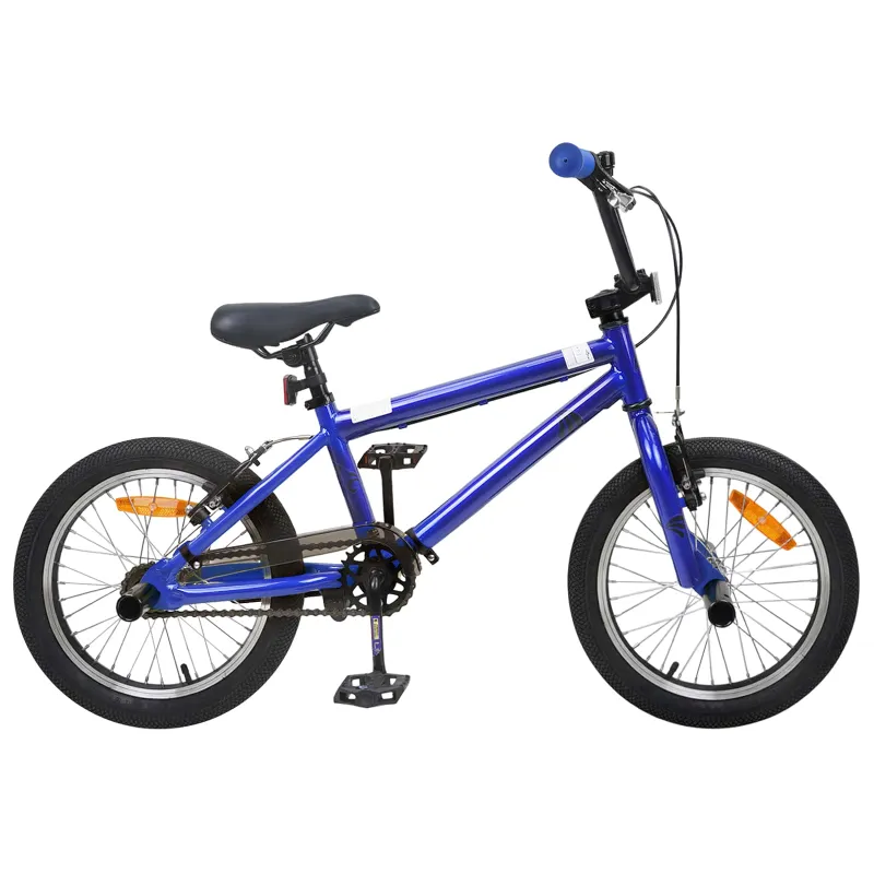 BMX Dviratis 16 Colių 5-8 metų amžiaus Tamsiai mėlyna