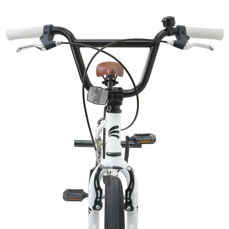 BMX Dviratis 20 Colių skirta vyresniems nei 9 metų Balta