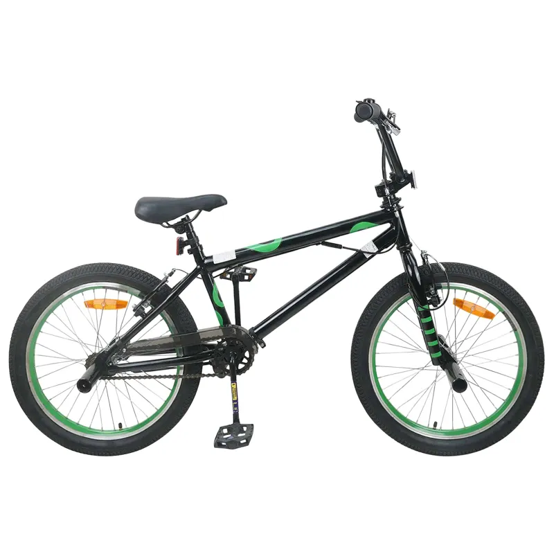 BMX Dviratis 20 Colių skirta vyresniems nei 9 metų Juoda
