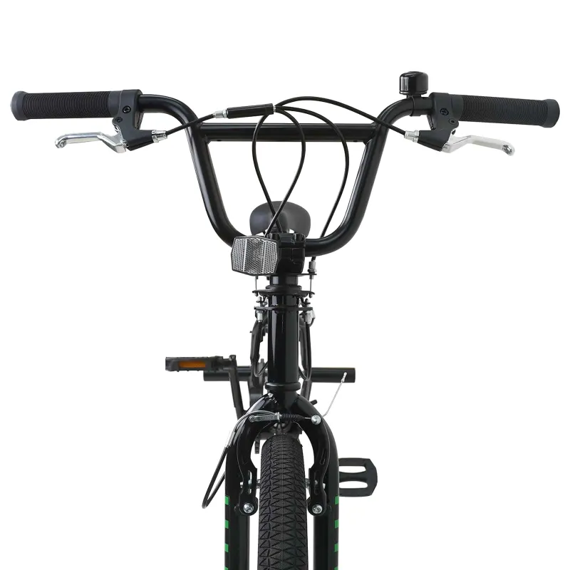 BMX Dviratis 20 Colių skirta vyresniems nei 9 metų Juoda