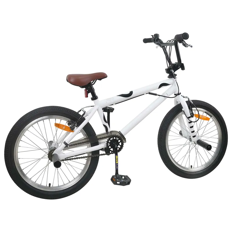 BMX Dviratis 20 Colių skirta vyresniems nei 9 metų Balta