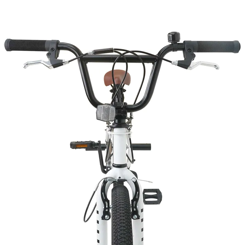 BMX Dviratis 20 Colių skirta vyresniems nei 9 metų Balta
