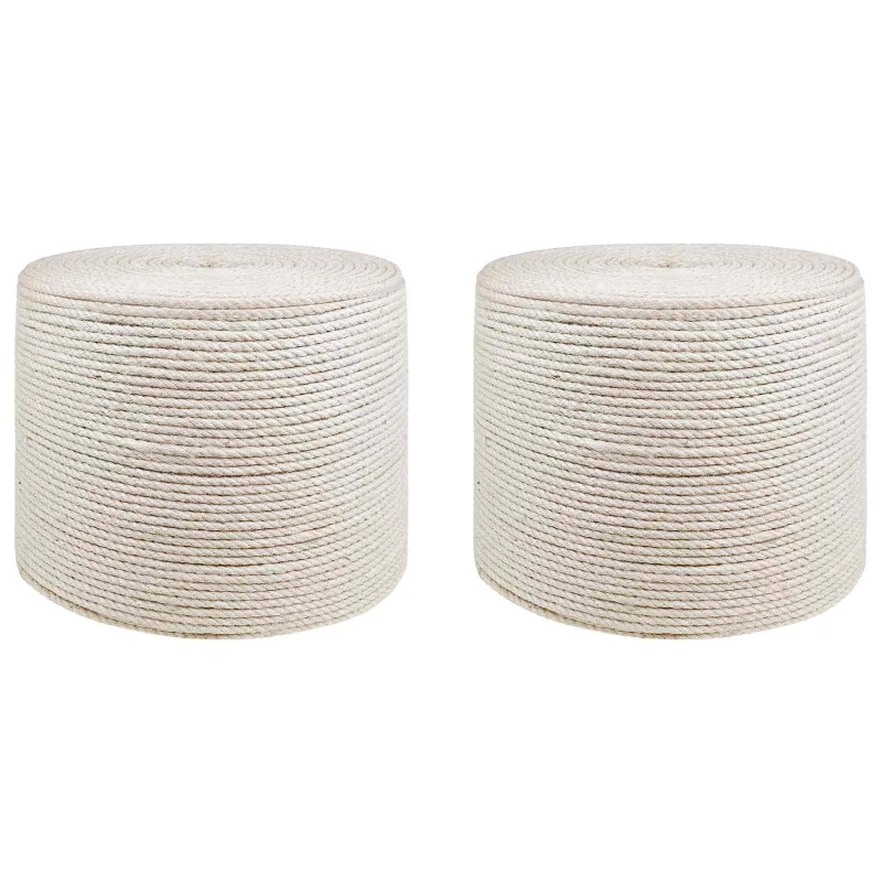 Juto virvė 2 pcs 2 Balta 100% Tossa jutas