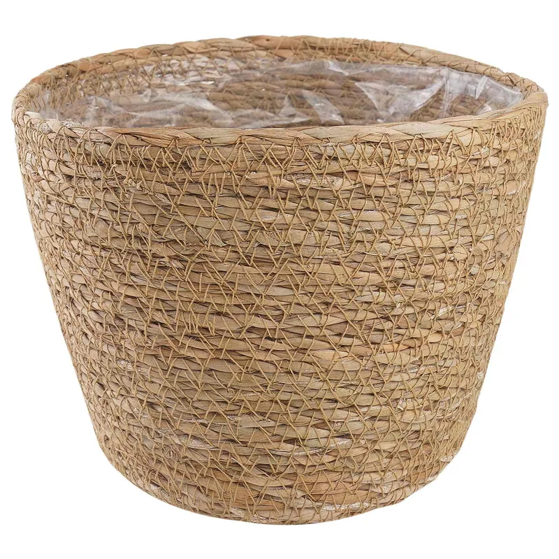 Jūros žolės augalų krepšiai 3 pcs Natūrali Ø26 x 19 cm