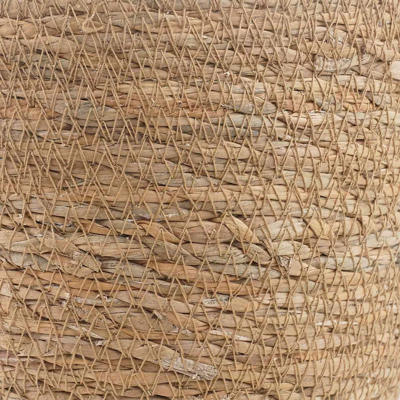 Jūros žolės augalų krepšiai 3 pcs Natūrali Ø26 x 19 cm