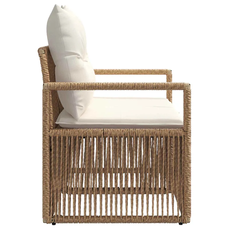 Sodo sofa 2-Vietų skaičius Smėlio poliratanas