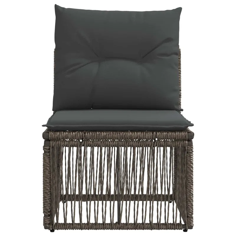 Be porankio sofa Pilka poliratanas