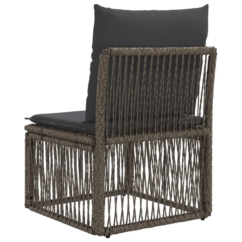 Be porankio sofa Pilka poliratanas
