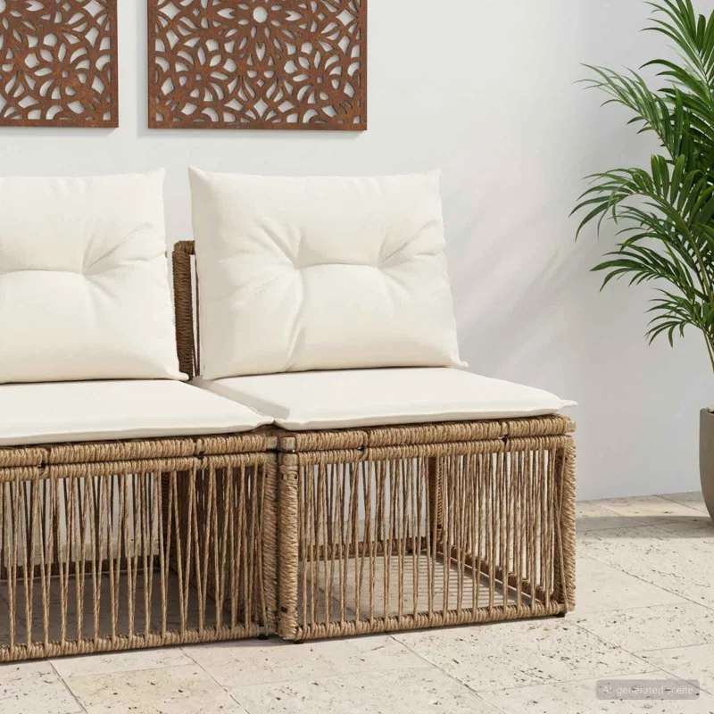 Be porankio sofa Smėlio poliratanas
