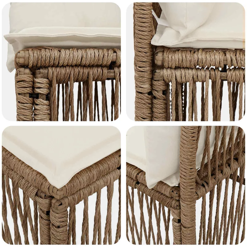 Be porankio sofa Smėlio poliratanas