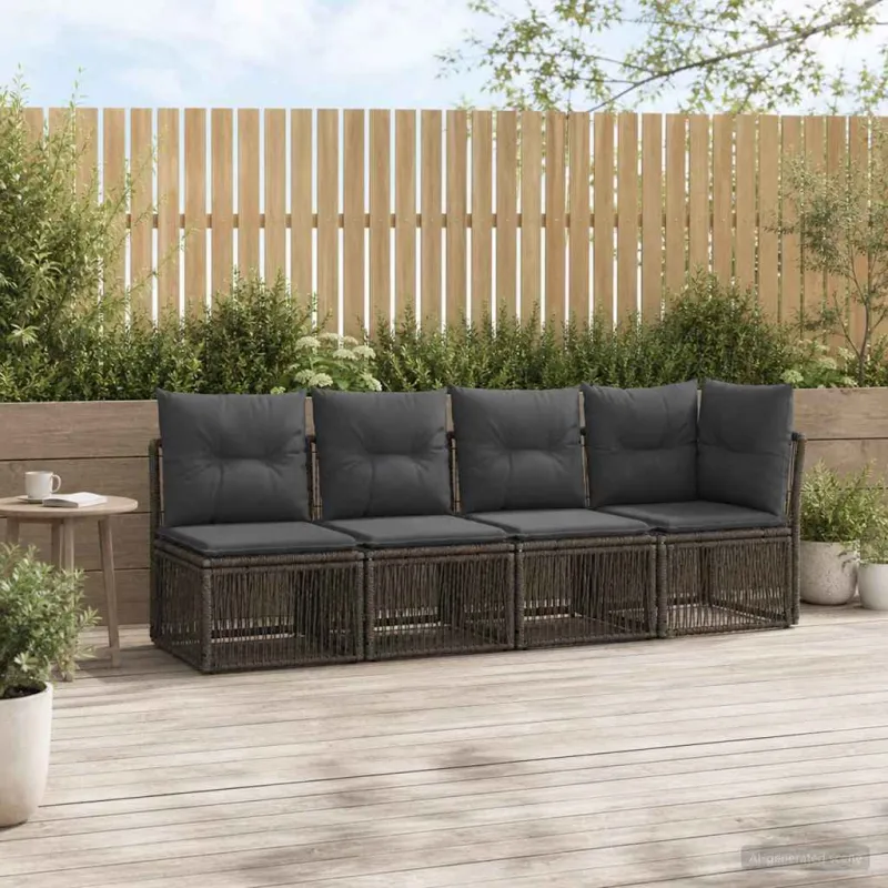 4 vietų sofa su kairiuoju porankiu 4 pcs 4-Vietų skaičius Pilka
