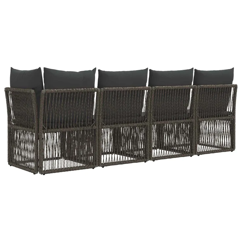 4 vietų sofa su kairiuoju porankiu 4 pcs 4-Vietų skaičius Pilka