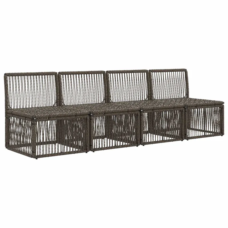 Sofa su keturiomis vietomis 4 pcs 4-Vietų skaičius Pilka