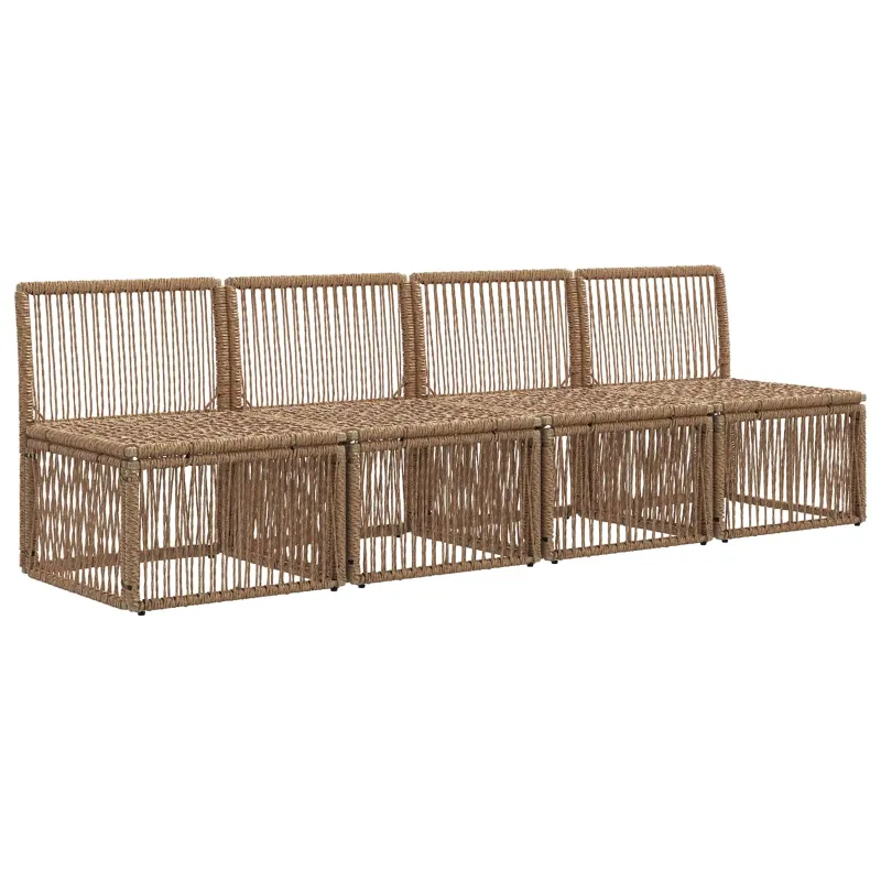 Sofa su keturiomis vietomis 4 pcs 4-Vietų skaičius Smėlio