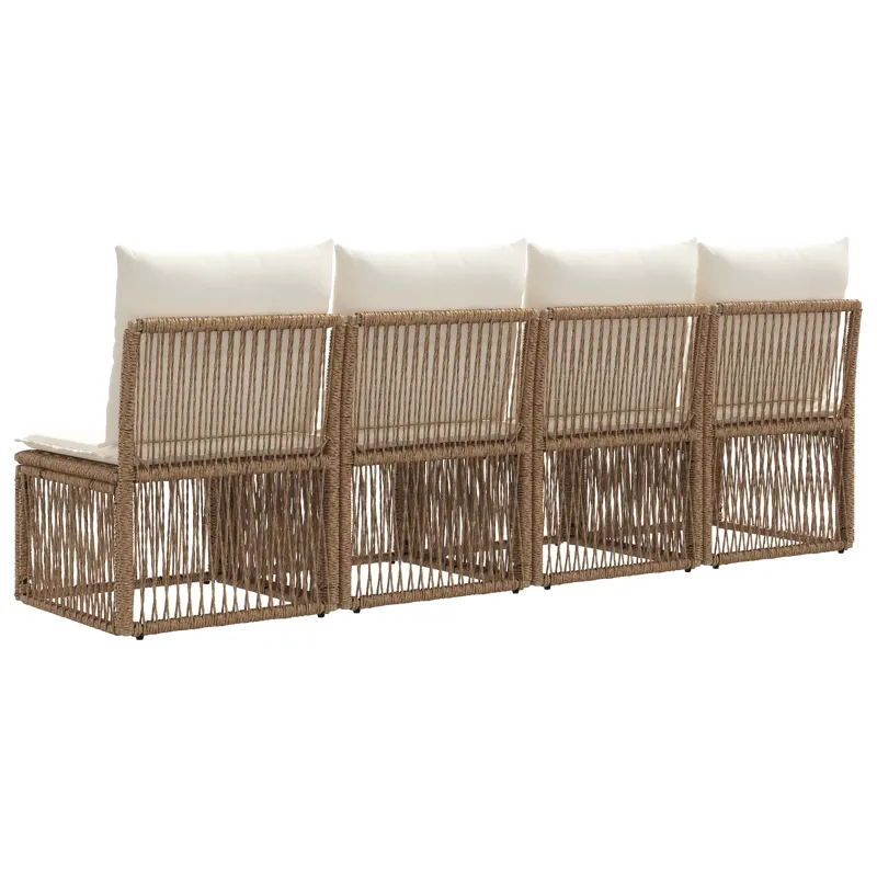 Sofa su keturiomis vietomis 4 pcs 4-Vietų skaičius Smėlio