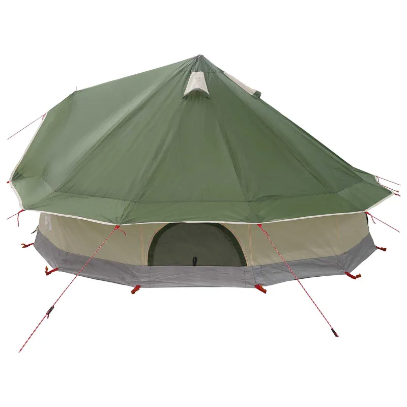 Tipi palapinė Žalia 700 x 700 x 395 cm Poliesteris ir plienas