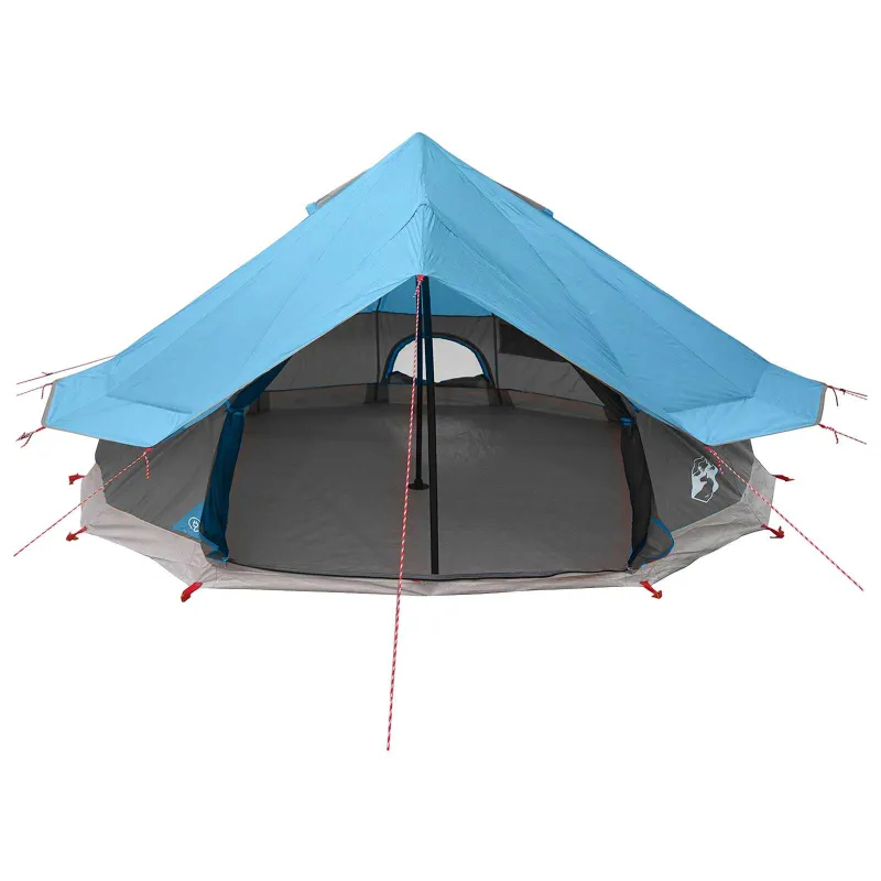 Tipi palapinė Mėlyna 700 x 700 x 395 cm Poliesteris ir plienas