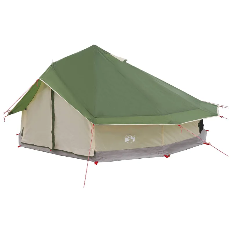 Tipi palapinė Žalia 800 x 800 x 430 cm Poliesteris ir plienas