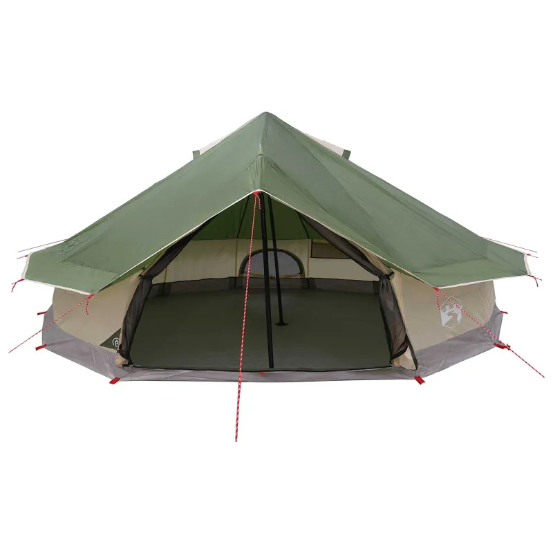 Tipi palapinė Žalia 800 x 800 x 430 cm Poliesteris ir plienas