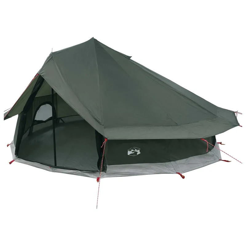 Tipi palapinė su stogu Armijos Žalia 800 x 800 x 430 cm