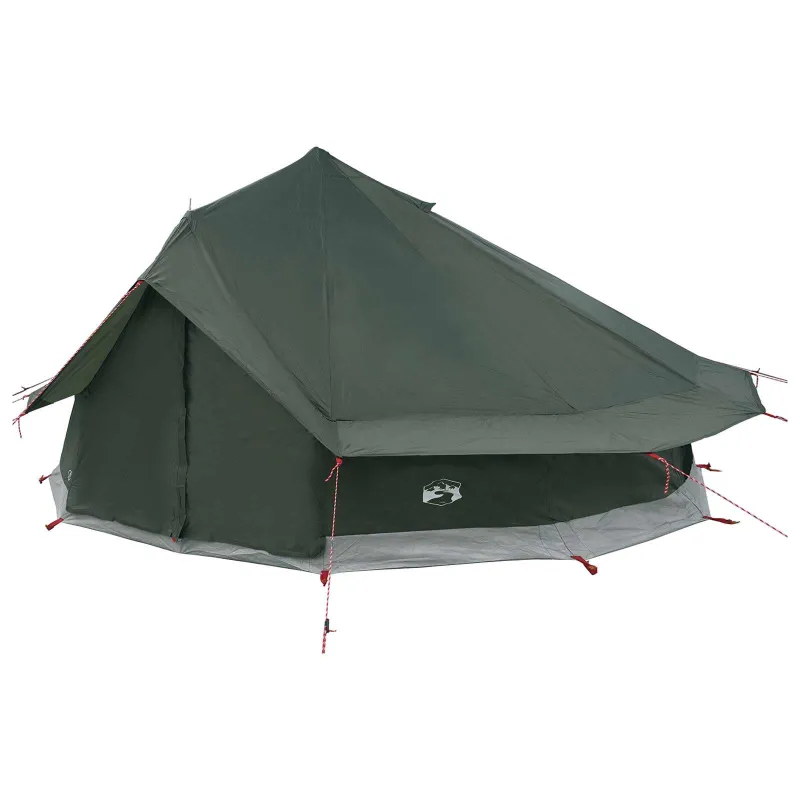 Tipi palapinė su stogu Armijos Žalia 800 x 800 x 430 cm