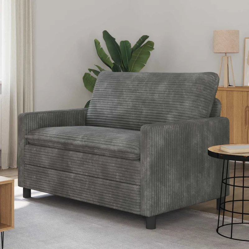 Sofa Šviesiai pilka 126 x 81 x 87,5 cm Poliesteris