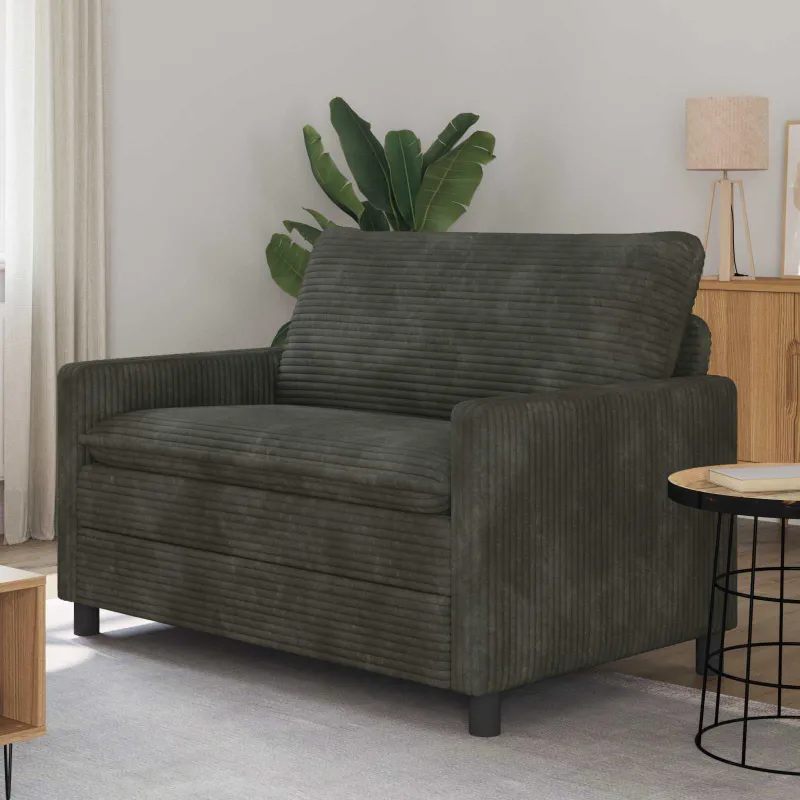 Sofa Antracito 126 x 81 x 87,5 cm Poliesteris