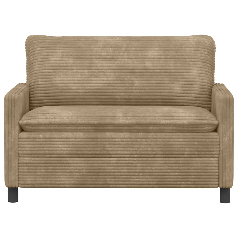 Sofa Taupe 126 x 81 x 87,5 cm Poliesteris