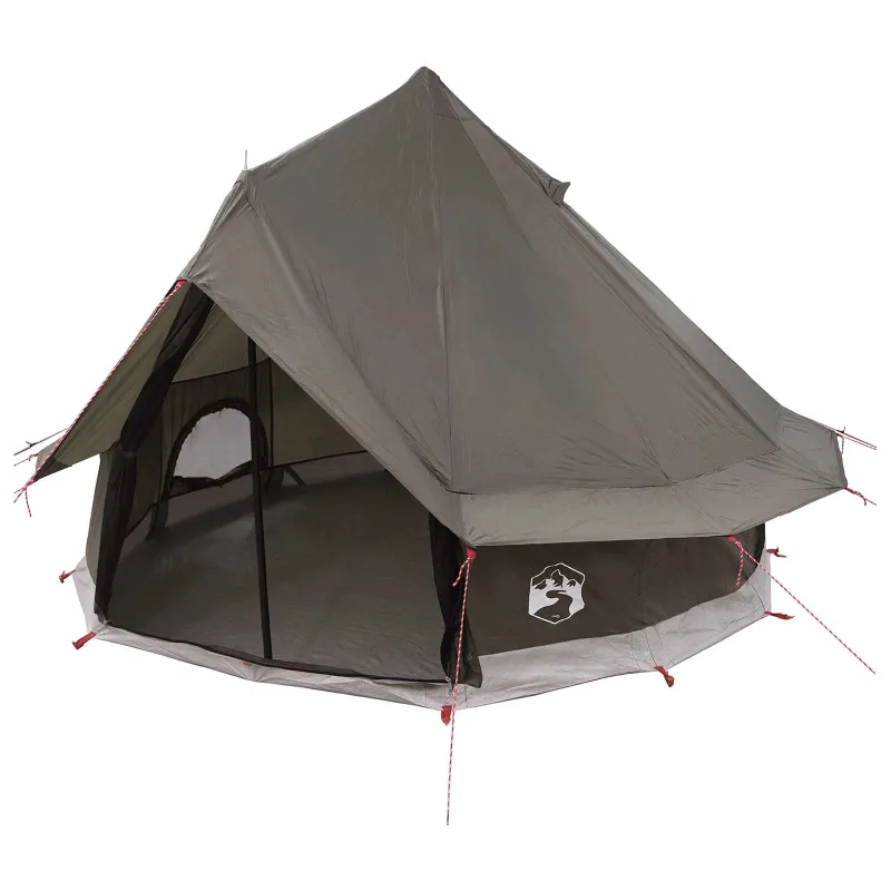 Tipi palapinė Ruda Pilka 250 x 250 cm Poliesteris ir plienas