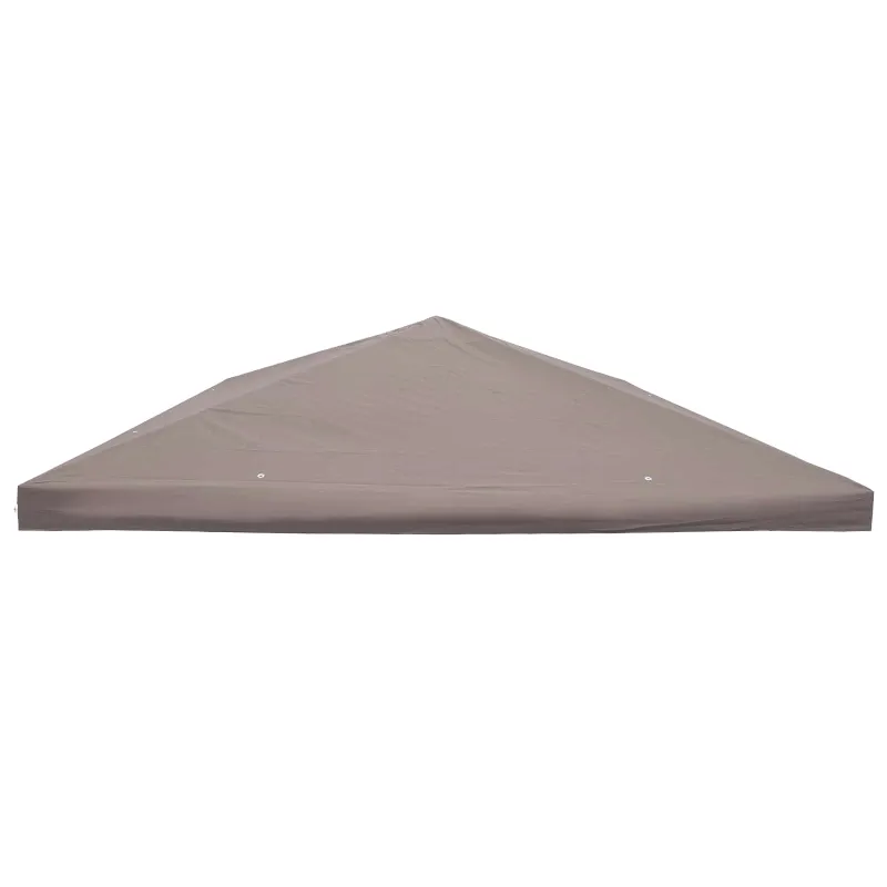 Paviljono uždanga Taupe 300 x 300 cm Poliesteris ir plienas